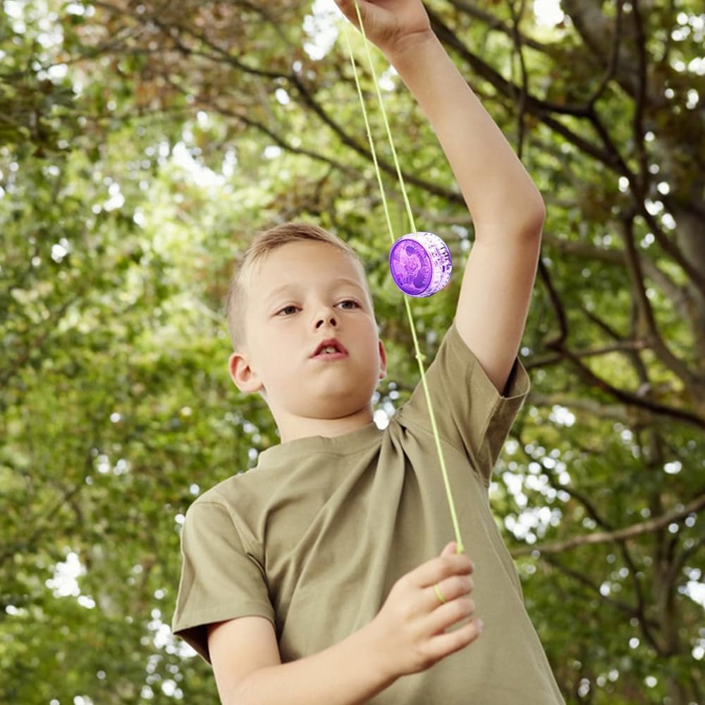 15 pezzi luce LED YoYo, Professiona Looping Yoyo per principianti, plastica Yoyo, cuscinetti a sfera reattivi, JoJo bambini, JoJo giocattoli per principianti e bambini, Yoyo per bomboniere