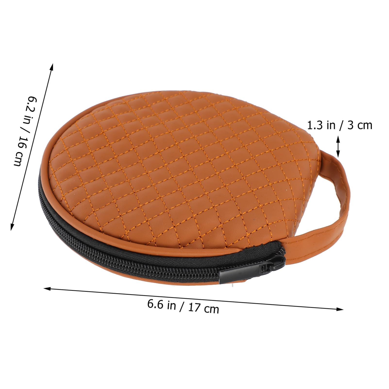 POPETPOP 1Pc Durable Auto CD Storage Bag Stylish Embroidered Disc Case with Capacity for Car and Home Use Zippered Closure to Protect From Damage