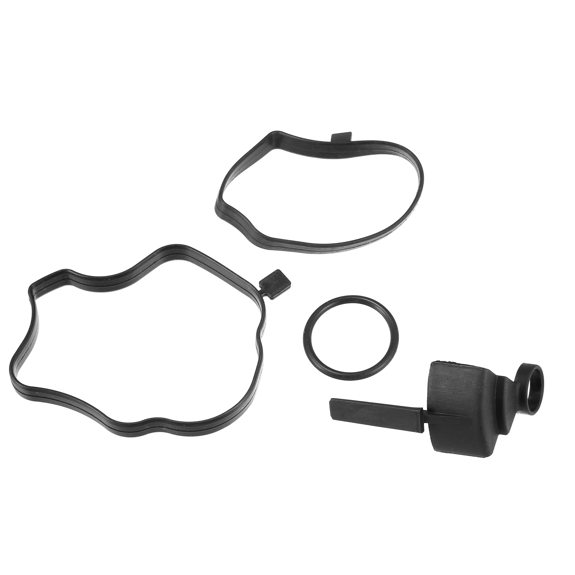 X AUTOHAUX Filtro Separador De Aceite Del Cárter Para Bmw Serie 3 98-13 1Pc | Para Bmw 1 E87 03-13, 5 E60 03-10, X3 E83 04, Material:Plástico Y Caucho, Color:Negro, Tamaño:21X8X6Cm, Oe:11127799367