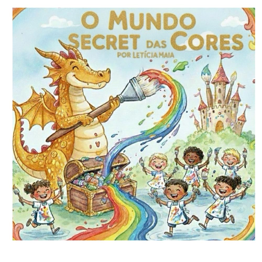 o mundo secreto das cores - livro infantil