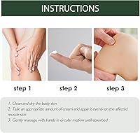 Vista 7 de Ceam para aliviar la neuropatía, crema para los nervios con ingredientes naturales, refrescante y calmante para pies, manos, piernas