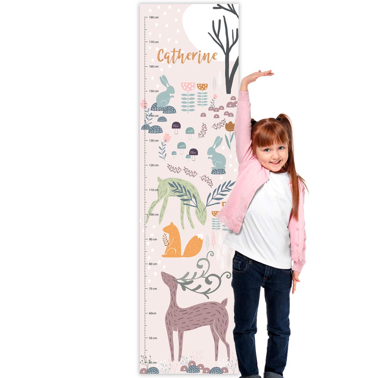 Personalised Kids Height Charts (Forest Friends) — image 1