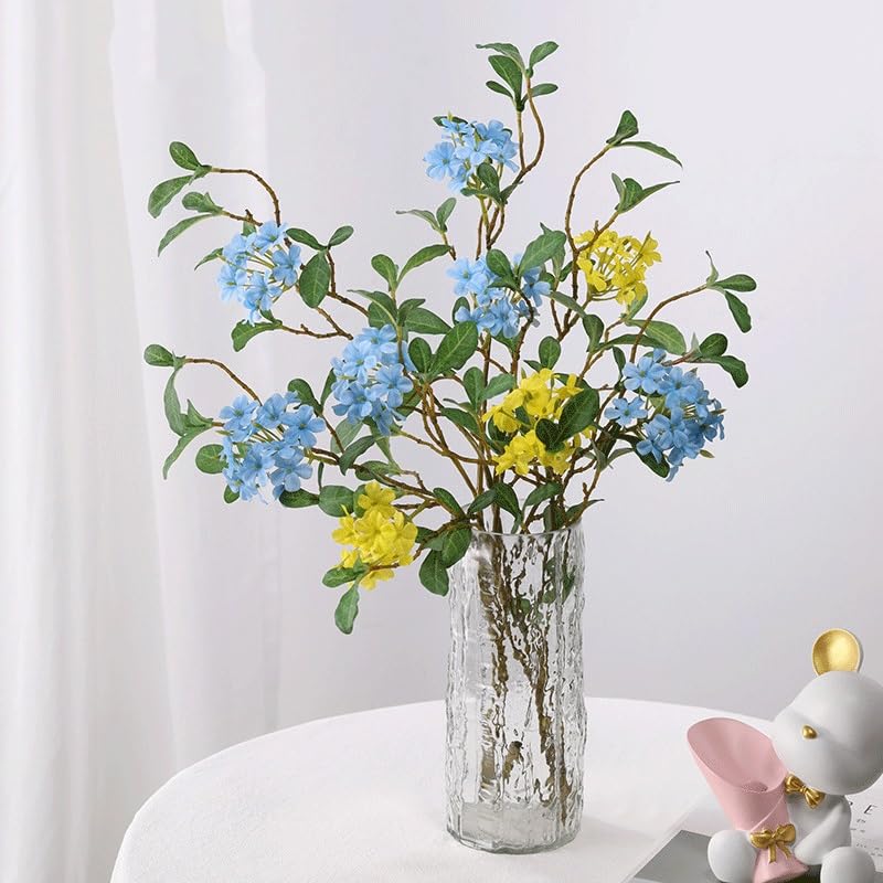 Fleur bleue simulée pour salon moderne et projets d'hôtel