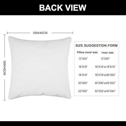 Miniatura 5 de Paquete de 4 fundas de almohada decorativas modernas de 18 x 18 pulgadas, de piel sintética marrón a rayas, para sofá, sala de estar, dormitorio,