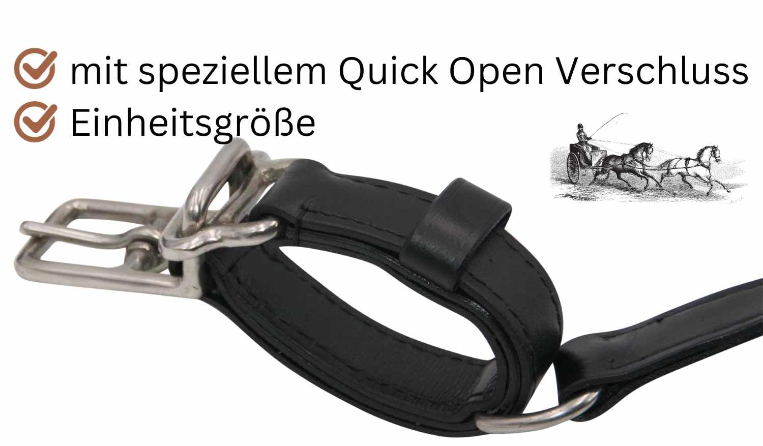 AMKA Selett Scherenträger mit Quick Open Schnell Verschluss 1 Paar