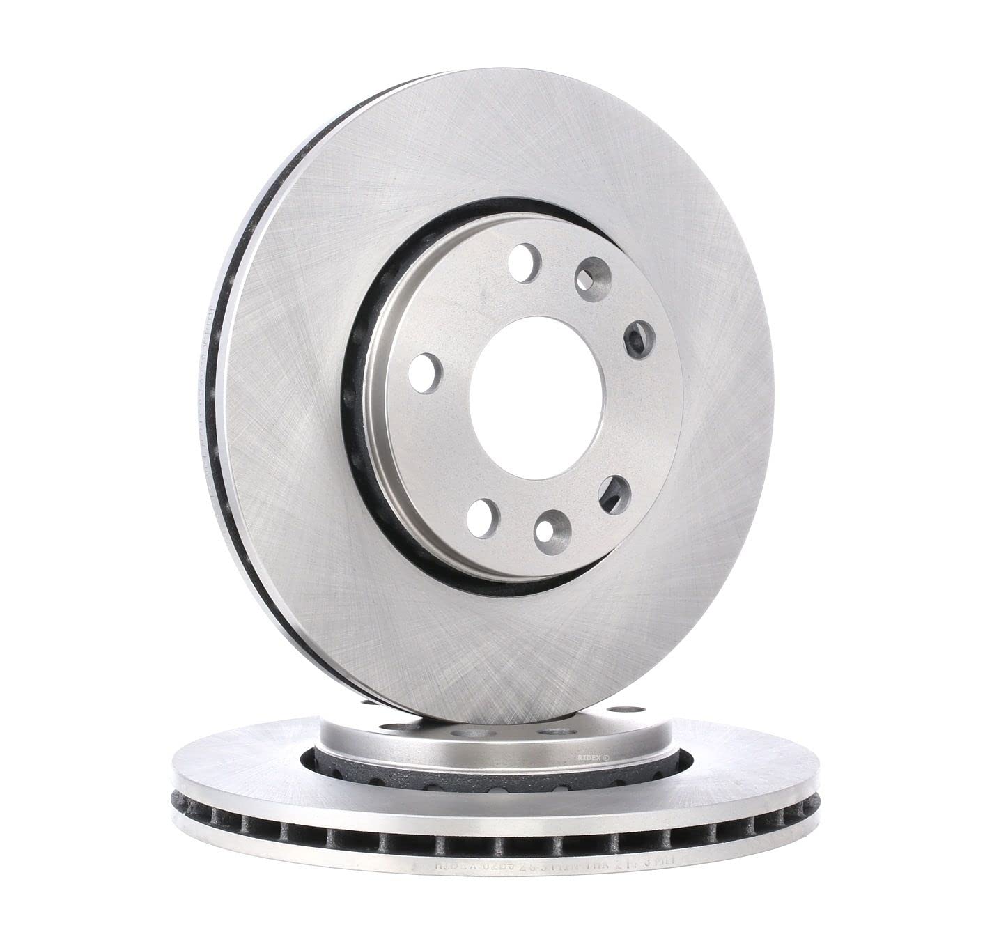 RIDEX 82B0283 2x Disco de freno Delantero sin tornillos Compatible con RENAULT Megane 3 Grandtour KZ0/1