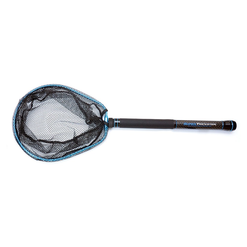 Jackson STN-380BL Landing Net, Super Trick Star Net, 150.9 inches (380 cm), Blue x Silver