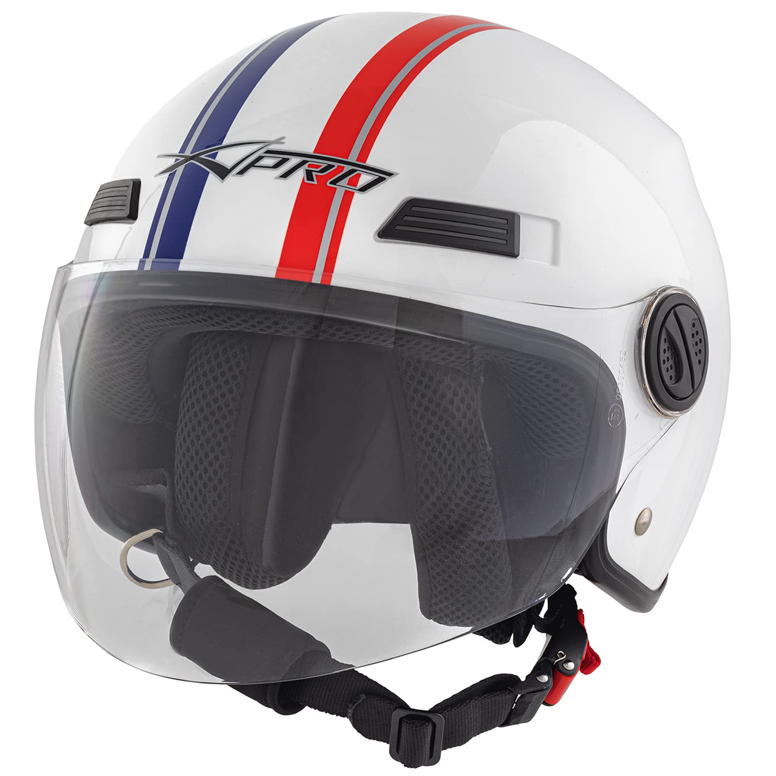 A-Pro Jet Scooter Motorcycle Quad Helmet Visor France Approved ECE 22-06 L - 3