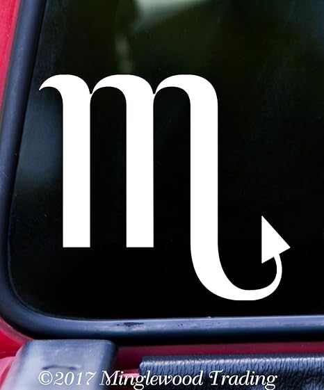 Minglewood Trading Scorpio Vinyl Decal Sticker 5