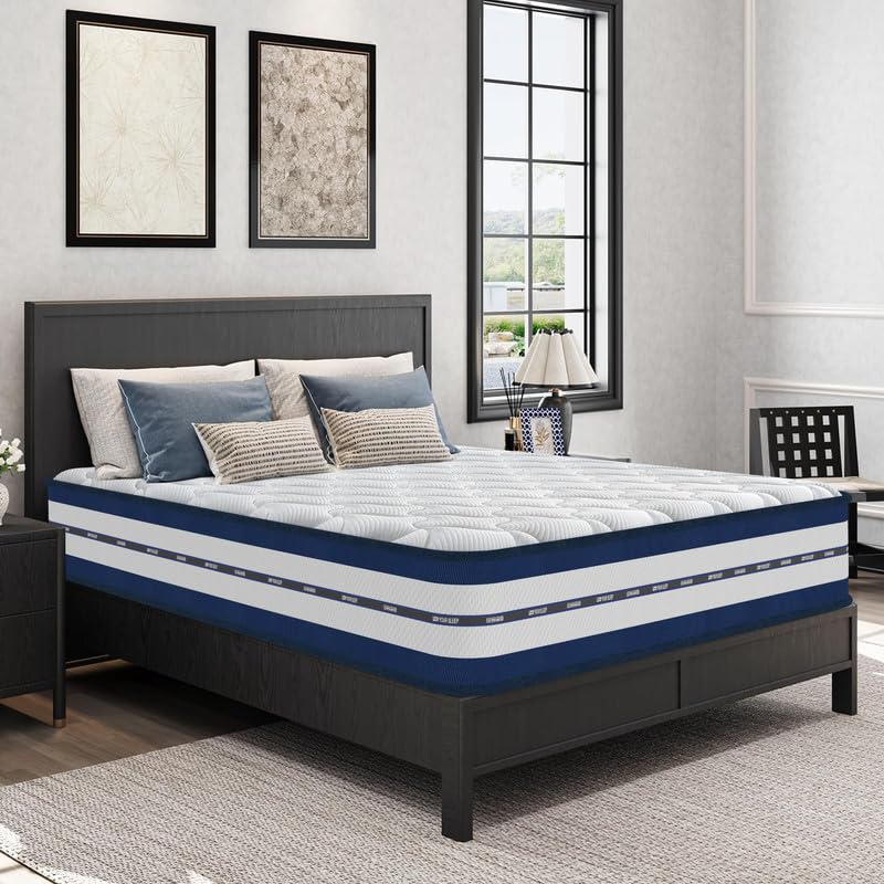Colchón 140x200 cm Espuma de Memoria Foam, Confort y Firmeza Media | Antibacteriano, Transpirable, Hipoalergénico, Duradero | 10 Zonas Ergonómico, Lujo Colchón Viscoelástica Matrimonial, Altura 26 cm