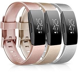 [3 Pack] Soft TPU Bands Compatible with Fitbit Ins..