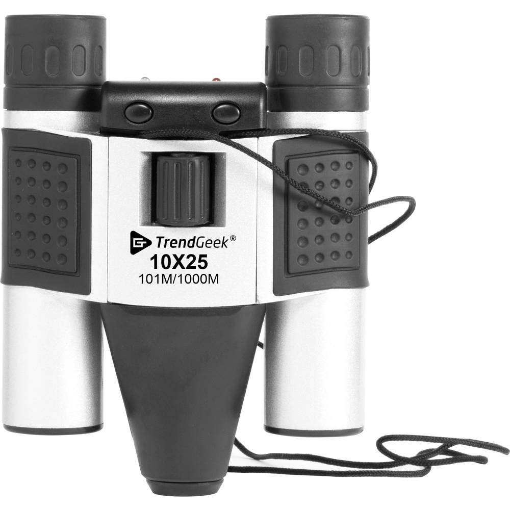 TrendGeek Fernglas mit Kamera für Erwachsene - Klein Feldstecher für Reisen, Vogelbeobachtung, Sport, Tierwelt, Tierbeobachtung, Jagd, Konzerte HD Fotoauflösung - Mini Ferngläser TG-125