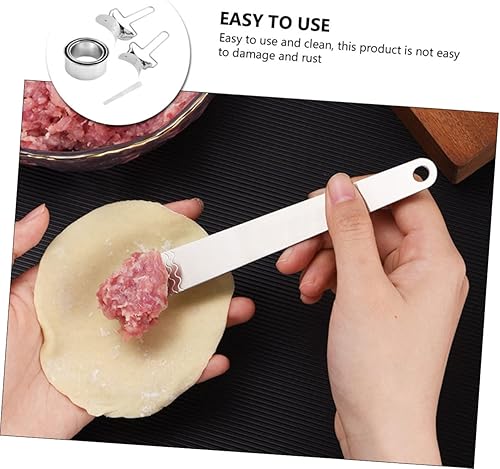 Miniatura 6 de BESTonZON 1 juego de molde de bola de masa de acero inoxidable molde de gomita molde de ravioli China Set de moldes de bola de masa de bola de masa