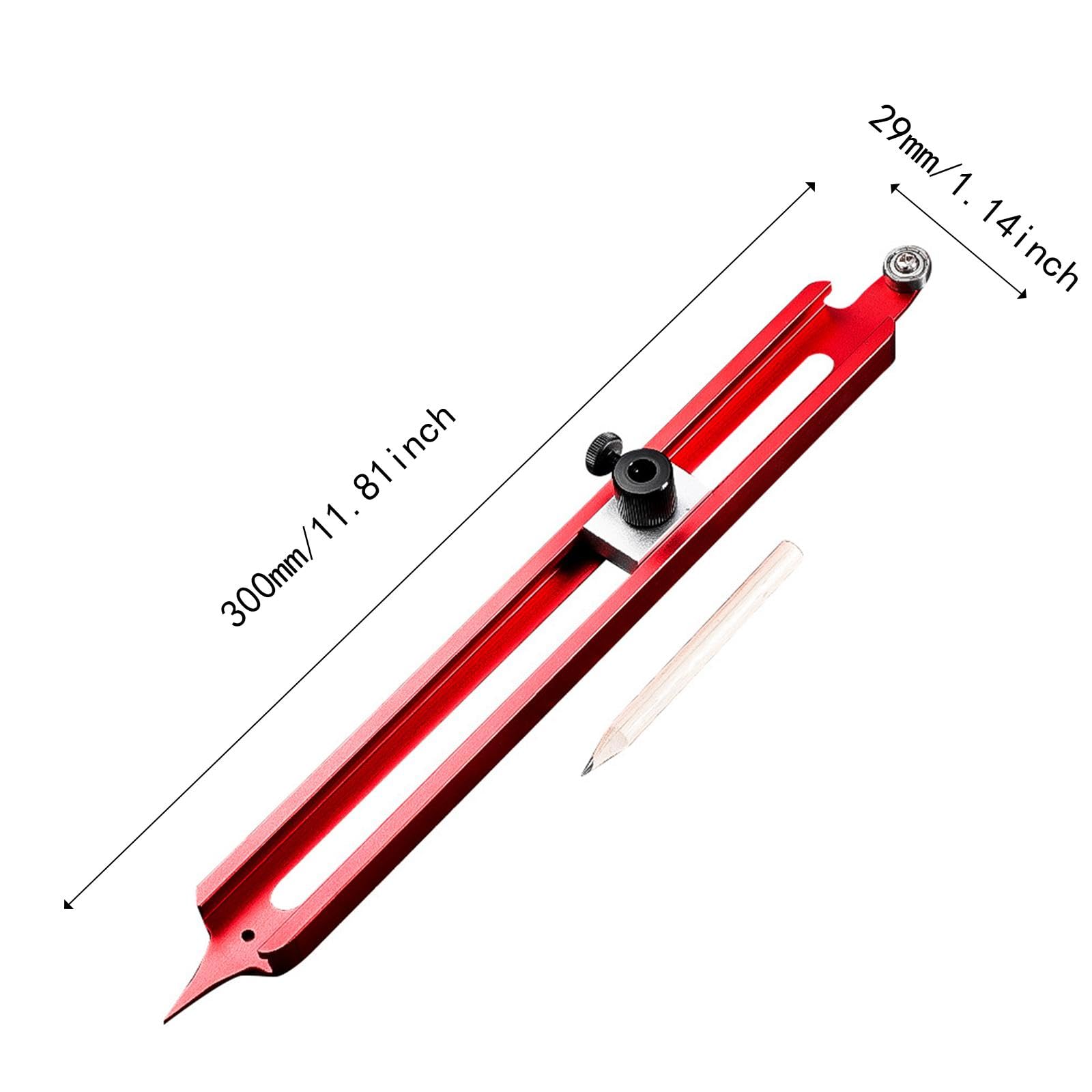 Baoblaze Sagomatore per Contorni Strumento di Tracciatura Duplicatore di Profili Righello per Falegname in Lega di Alluminio Adatto per Lavorazione Del Legno