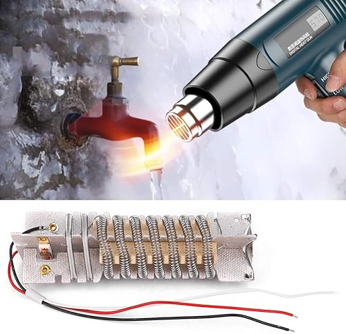 Miniatura 3 de LiebeWH Pistola de aire caliente Kit de reemplazo de núcleo de calefacción Pistola de soldador Elemento de calefacción 1500W Fuente de alimentación