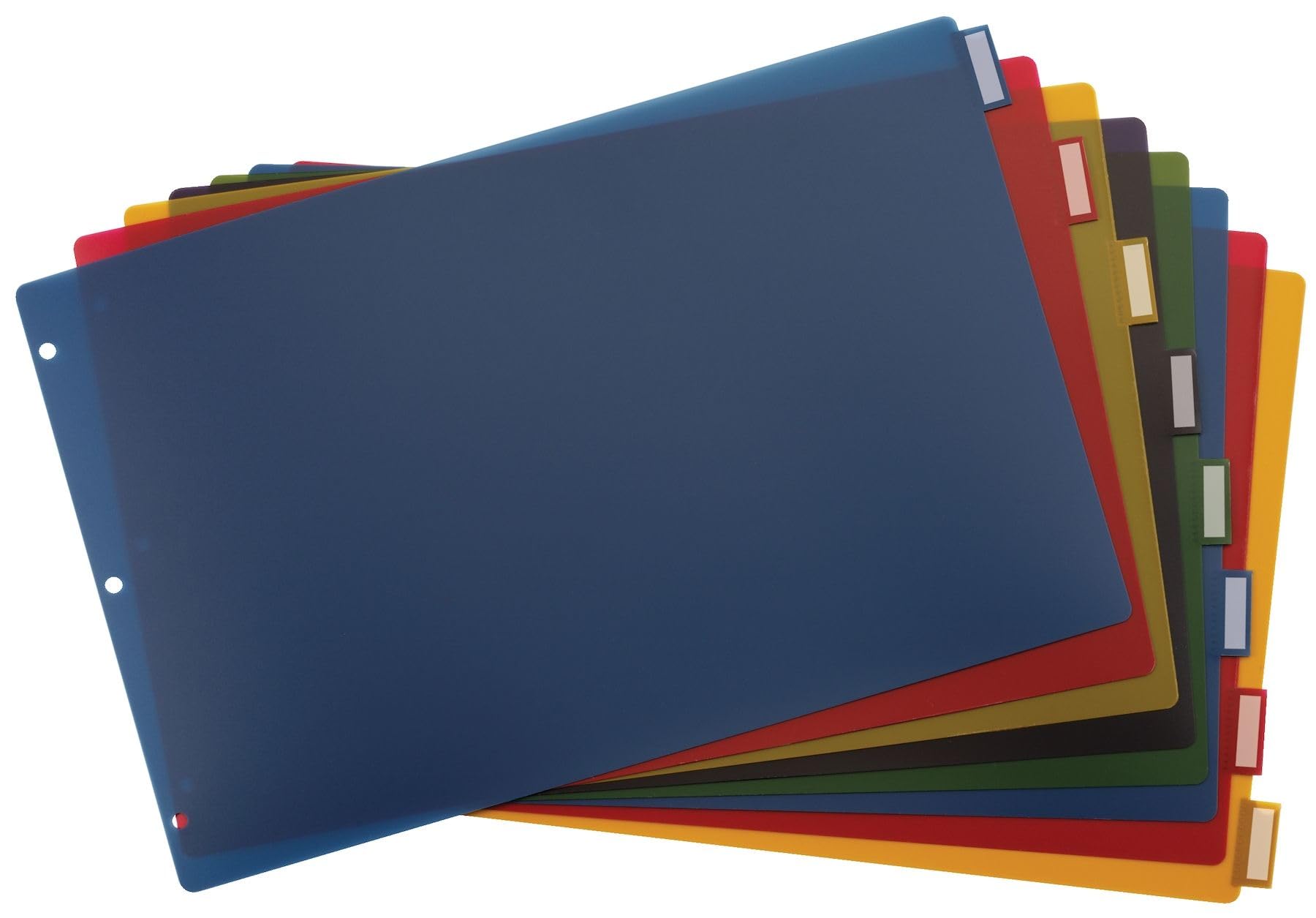 Cardinal Poly Insertable Dividers, 8-tab, 27,9 x 43,2 cm, multicolore (84803)