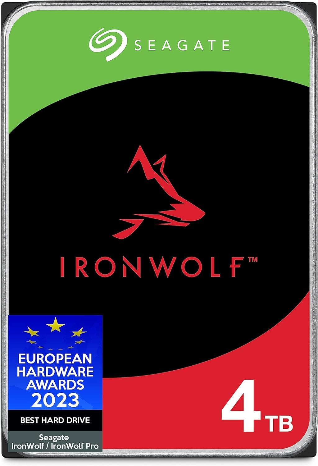 Seagate 2er-Pack IronWolf 4TB interne Festplatte, NAS HDD, 3.5