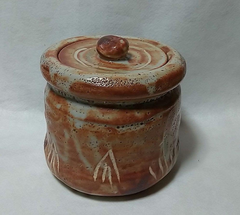 山十窯 加藤光右衛門 鼠志野 志野 水指 共箱 茶道具 山十窯 加藤右衛門 鼠志野 志野 水指 共箱 茶道具 山十