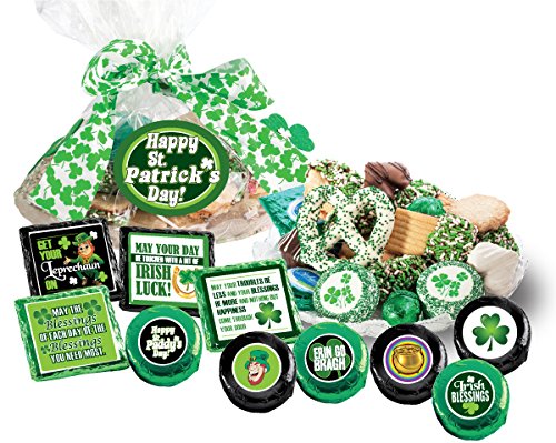 ST. PATRICK'S DAY COOKIE TALK 2 LB. COOKIE PLATTERS (COOKIES WITH MESSAGES)