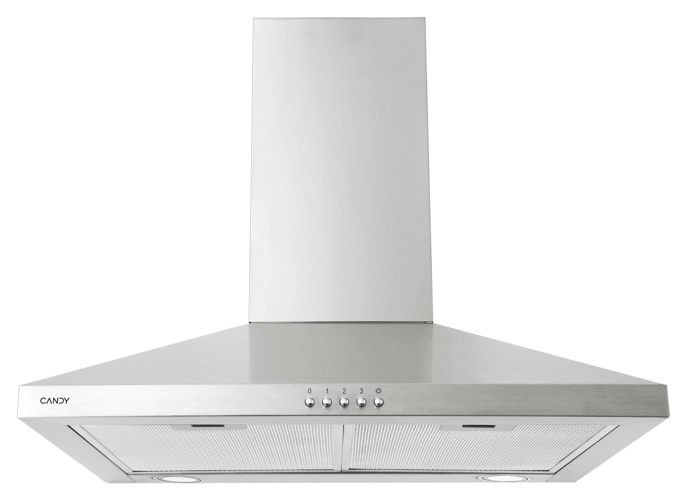 Candy campana de pared decorativa 60cm 67db 458m3/h acero inoxidable CCE160XGG