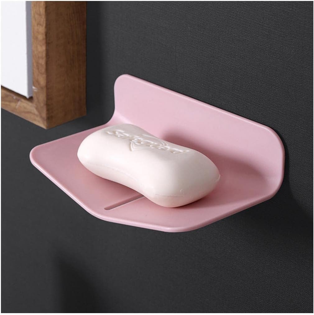 soap dish， Creative Sponge Holder Silicone Soap Dish Saver Tray for Bathroom Counter Shower Kitchen(F)