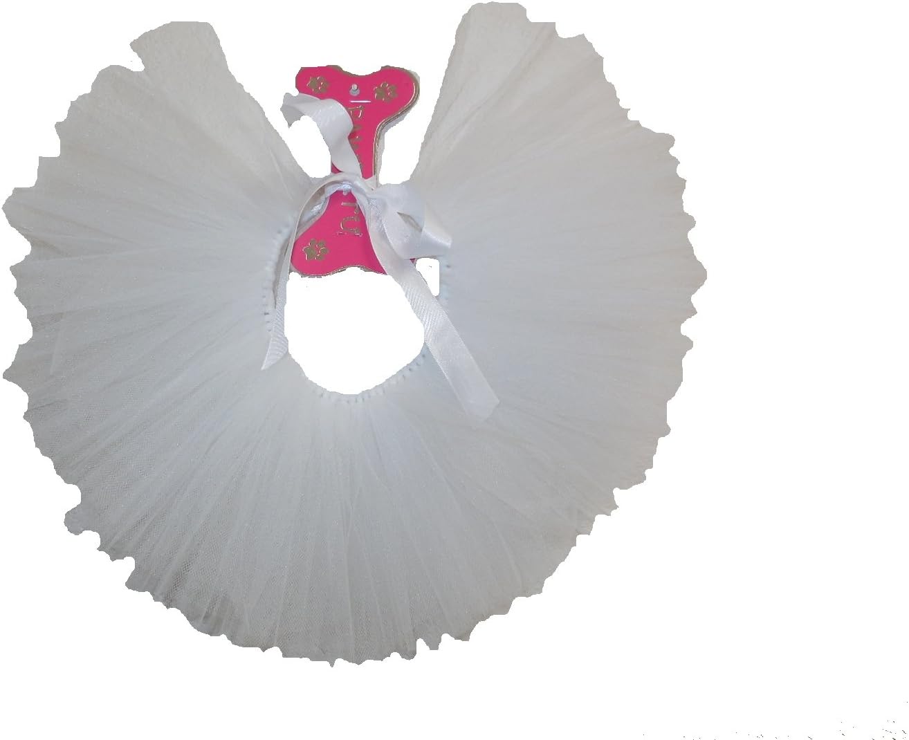 Handcrafted in USA White Tulle Tutu for Large Dogs