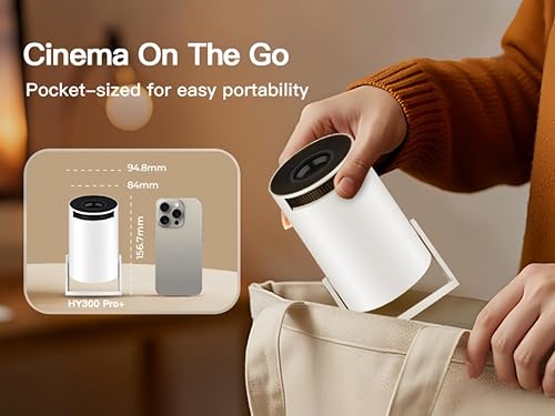 Miniatura 10 de Aplicaciones integradas y actualizadas en 2025 Mini proyector con Wi-Fi 6 y Bluetooth 5.4, soporte 1080P 4K Full HD, Auto Keystone 360 Proyector