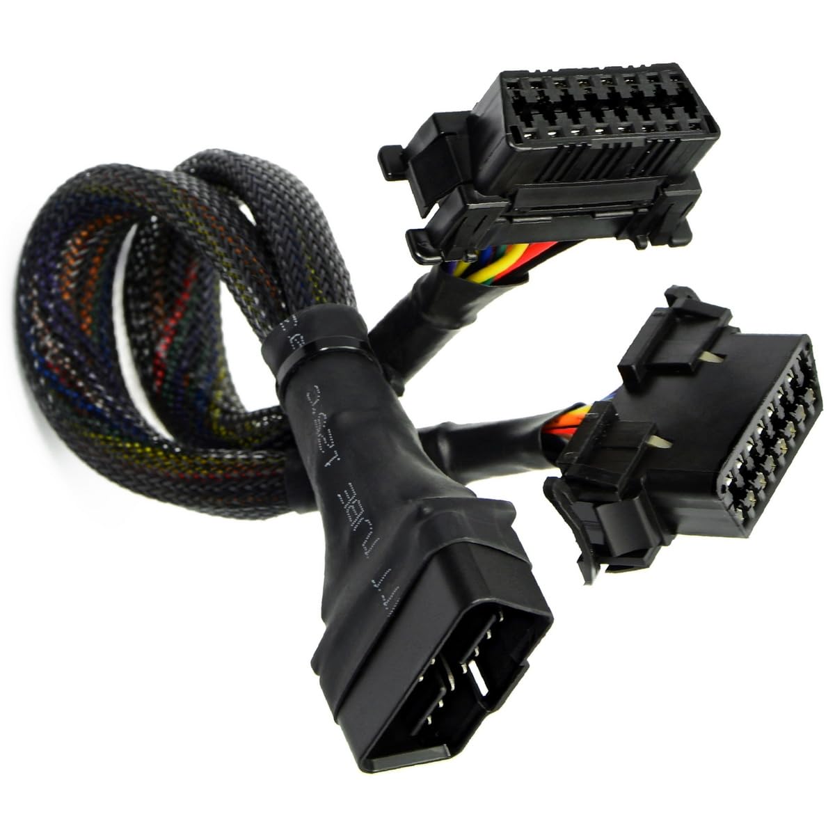 OBD2 Female 16pin Cable to 30pin Male Compatible with Iveco Truck OBDII Diagnostic Scaner — view 16