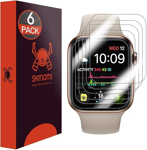 Skinomi TechSkin Pellicola Protettiva Compatibile con Watch Series 4-40 mm Idrorepellente Confezione Skinomi TechSkin Pellicola Protettiva Compatibile con Watch Series 4-40 mm Idrorepellente Confezione