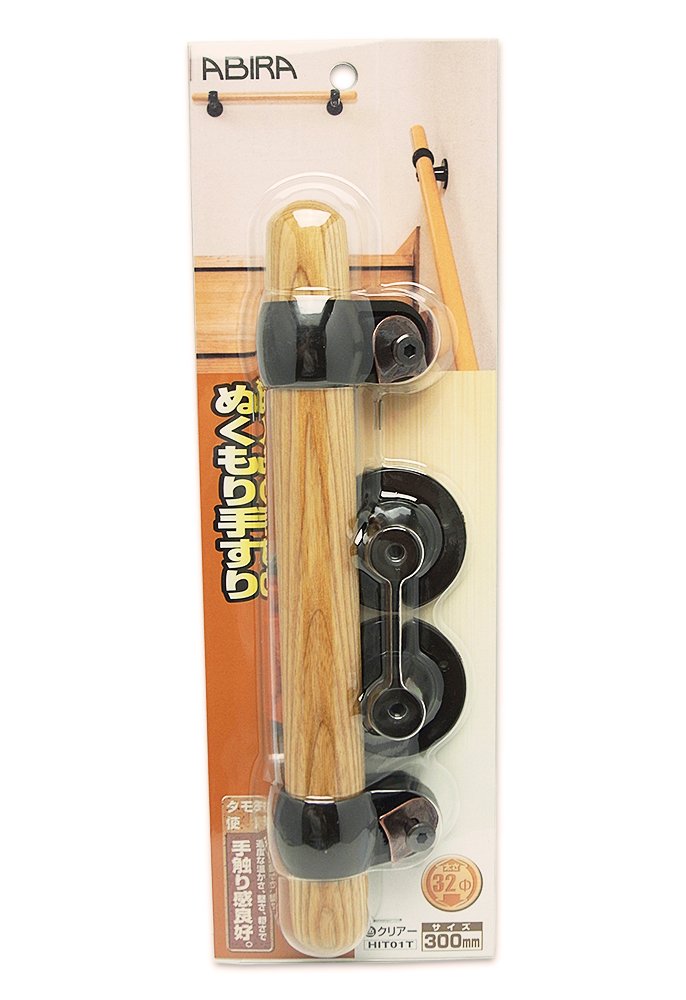 Amazon.co.jp: WAKI ぬくもり手すり HIT01T クリア 300mm : DIY・工具