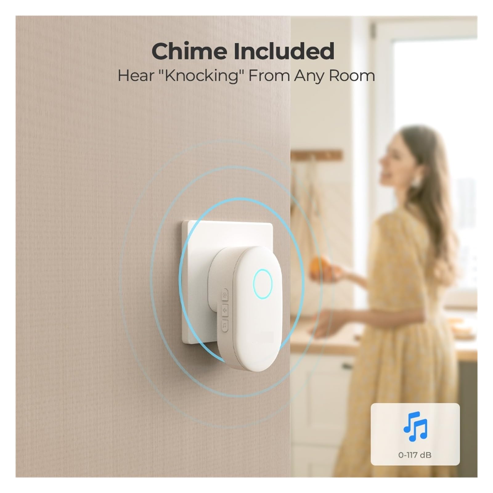 Wideodomofon Inteligentny Przewodowy 2K + Z Gongowym Wykrywaniem Ludzi Dwukierunkowe Audio Dwukierunkowa Transmisja DźWięKu(Doorbell Chime 256G)