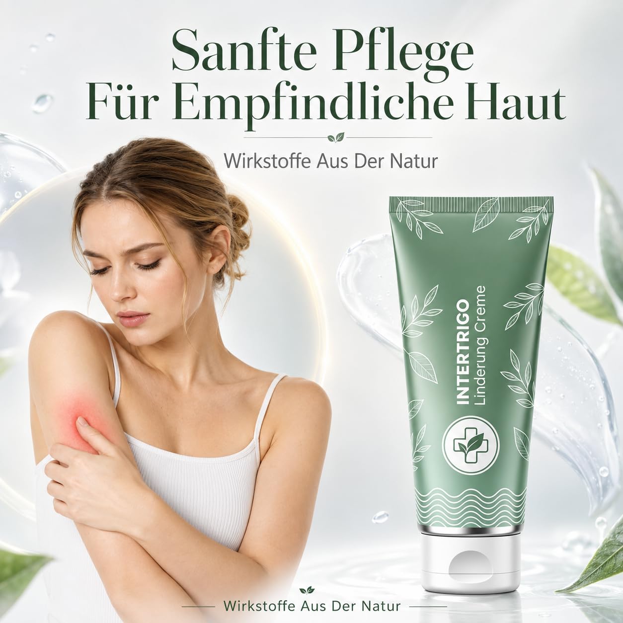 Healora Intertrigo Relief Cream Hautpflege Creme Für Gereizte Haut Sanfte Pflege Für Reibungsempfindliche Hautbereiche Unter Brust Achseln Und Körperfalten (1 pcs)