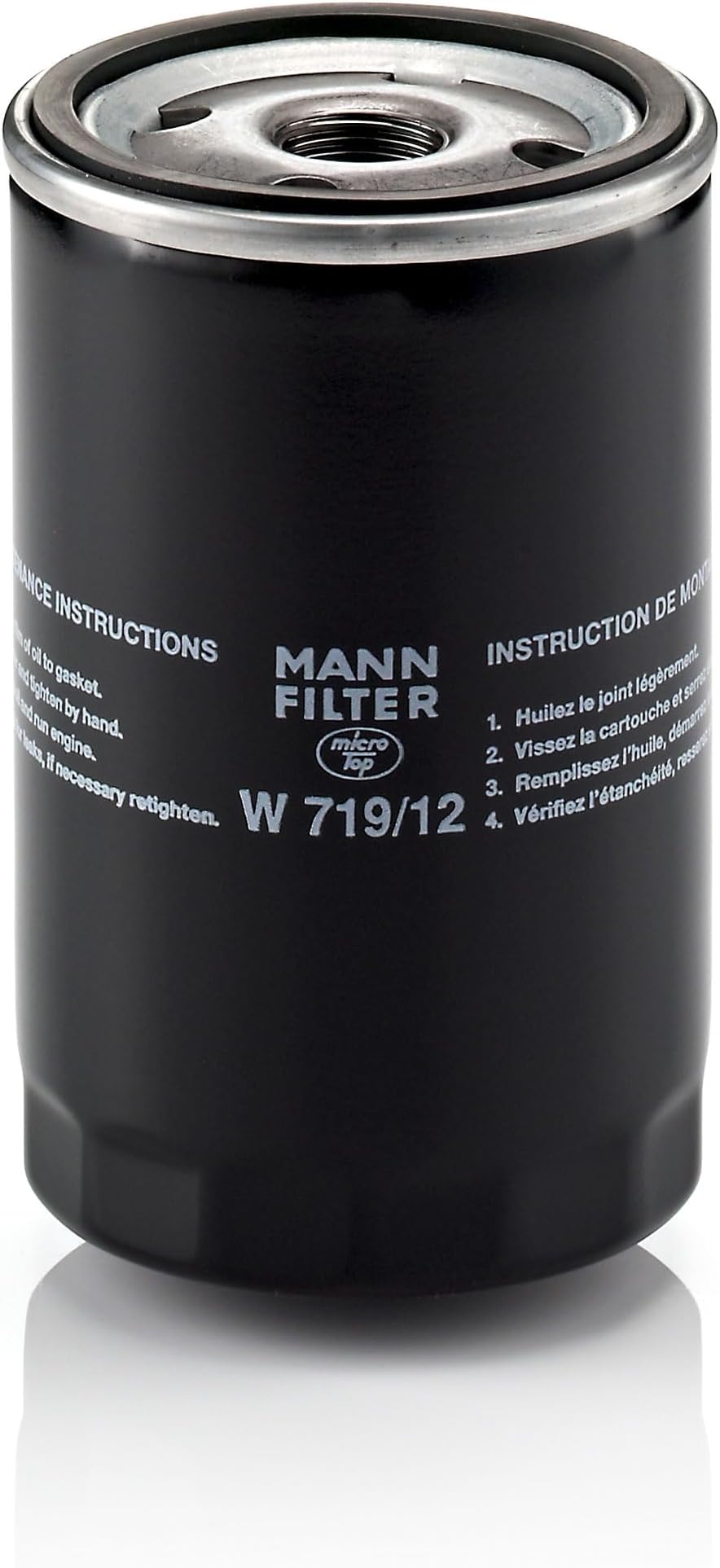 W 719/12 Spin-On Oil Filter Replacement Compatible With VW Volkswagen Vanagon (1983-1991), Replaces GEHL GEHL 524801172346, VW Group (AUDI/SEAT/SKODA/VW) 070 115 561