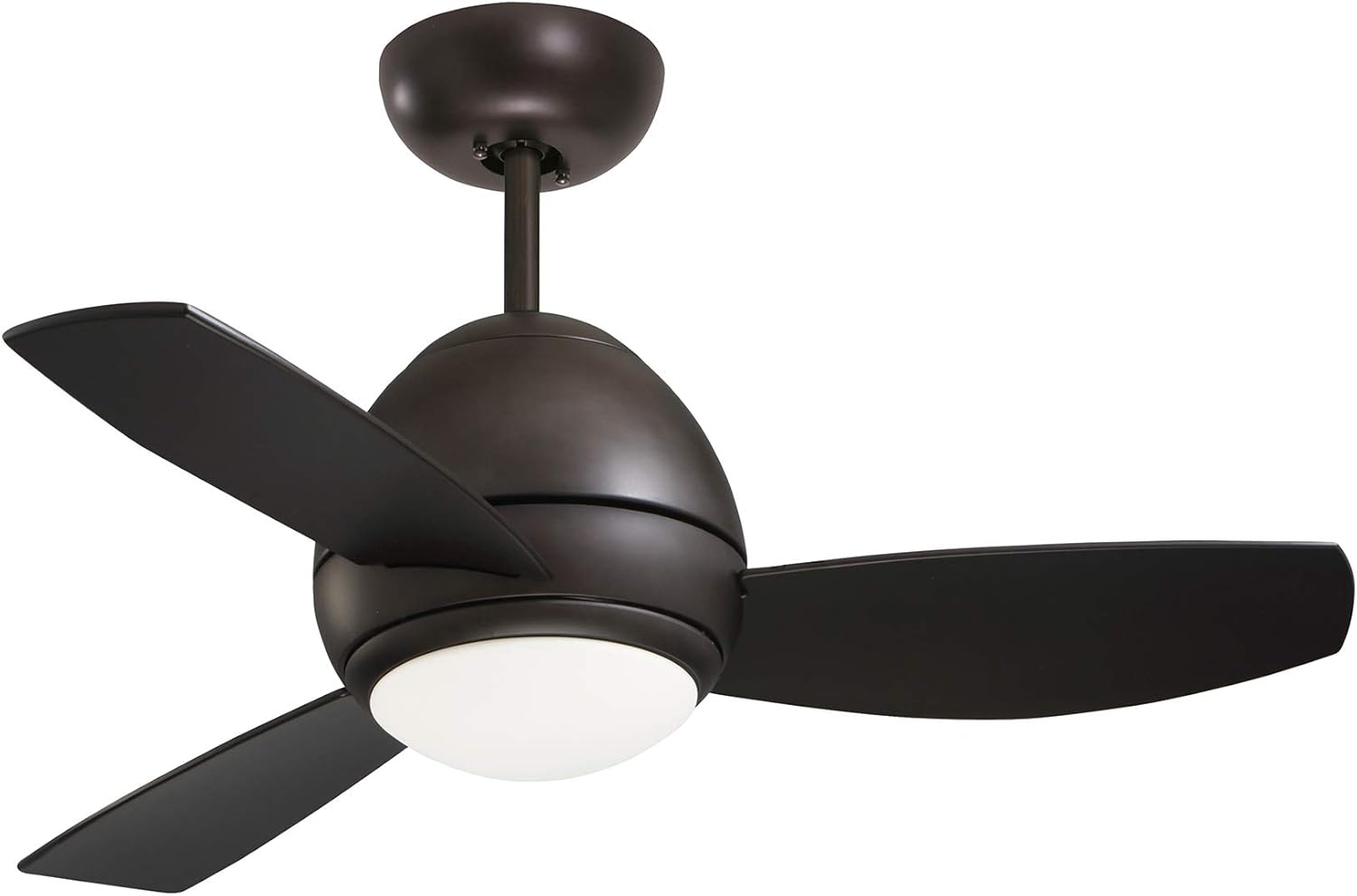 Luminance Kathy Ireland Home Curva LED Outdoor Ceiling Fan with Light