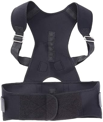 Venom Premium Magnetic Back Brace Posture Corrector Therapy Shoulder Belt for Lower & Upper Back Pain Relief with Back Support (Size : Universal) - image, photos