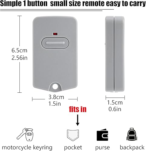 Miniatura 4 de RB741 FM135 - Abridor de puerta de repuesto para GTO Mighty Mule Linear Pro Access Gate Opener Remote 350  500  MM360  MM371W  MM372W  MM560  MM562
