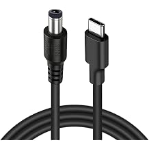 12V Type C PD to DC Power Cable 5.5x2.5mm 3A PD Trigger Fast Charging
