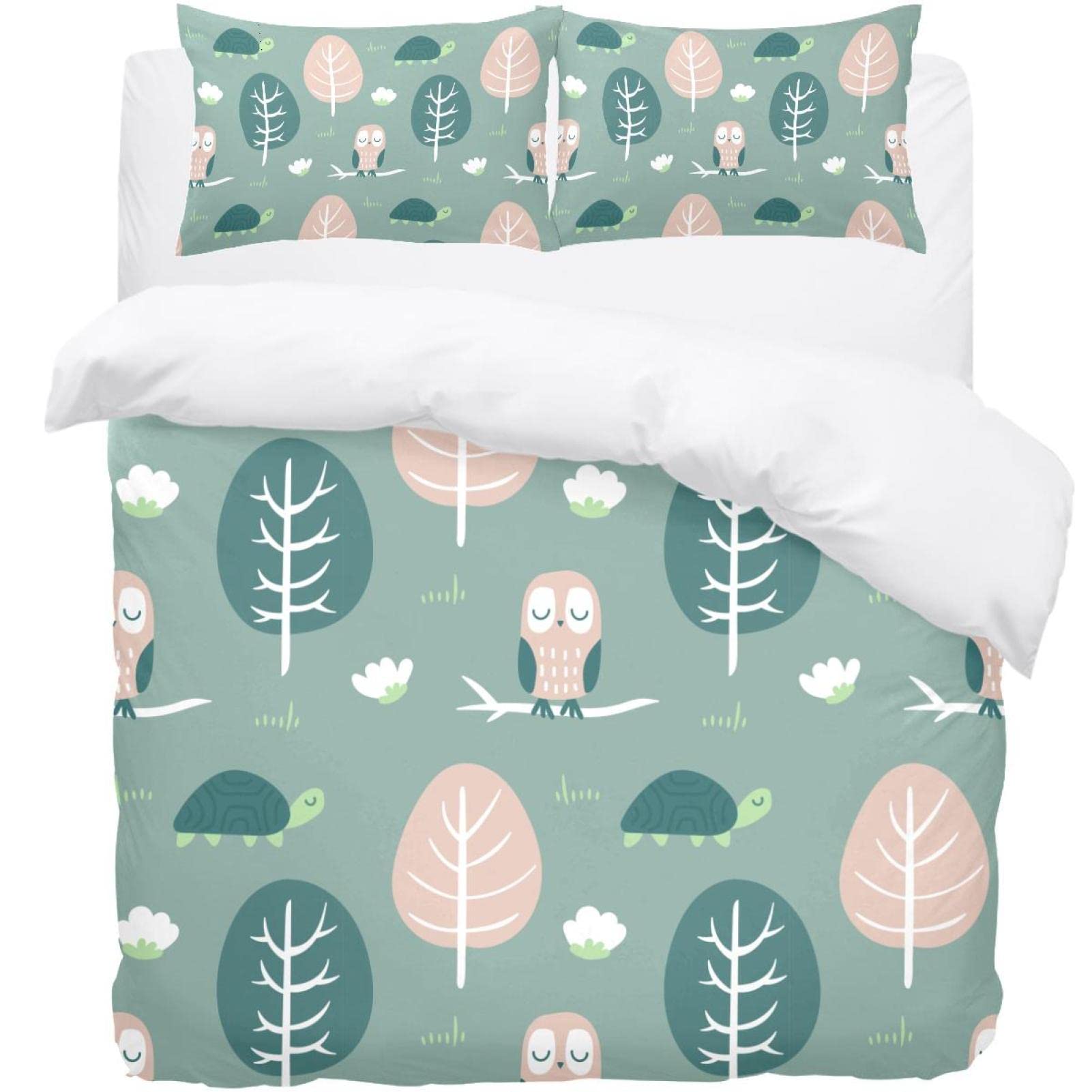 Parure de lit arbre vert Supersoft pour retrouver un sommeil paisible