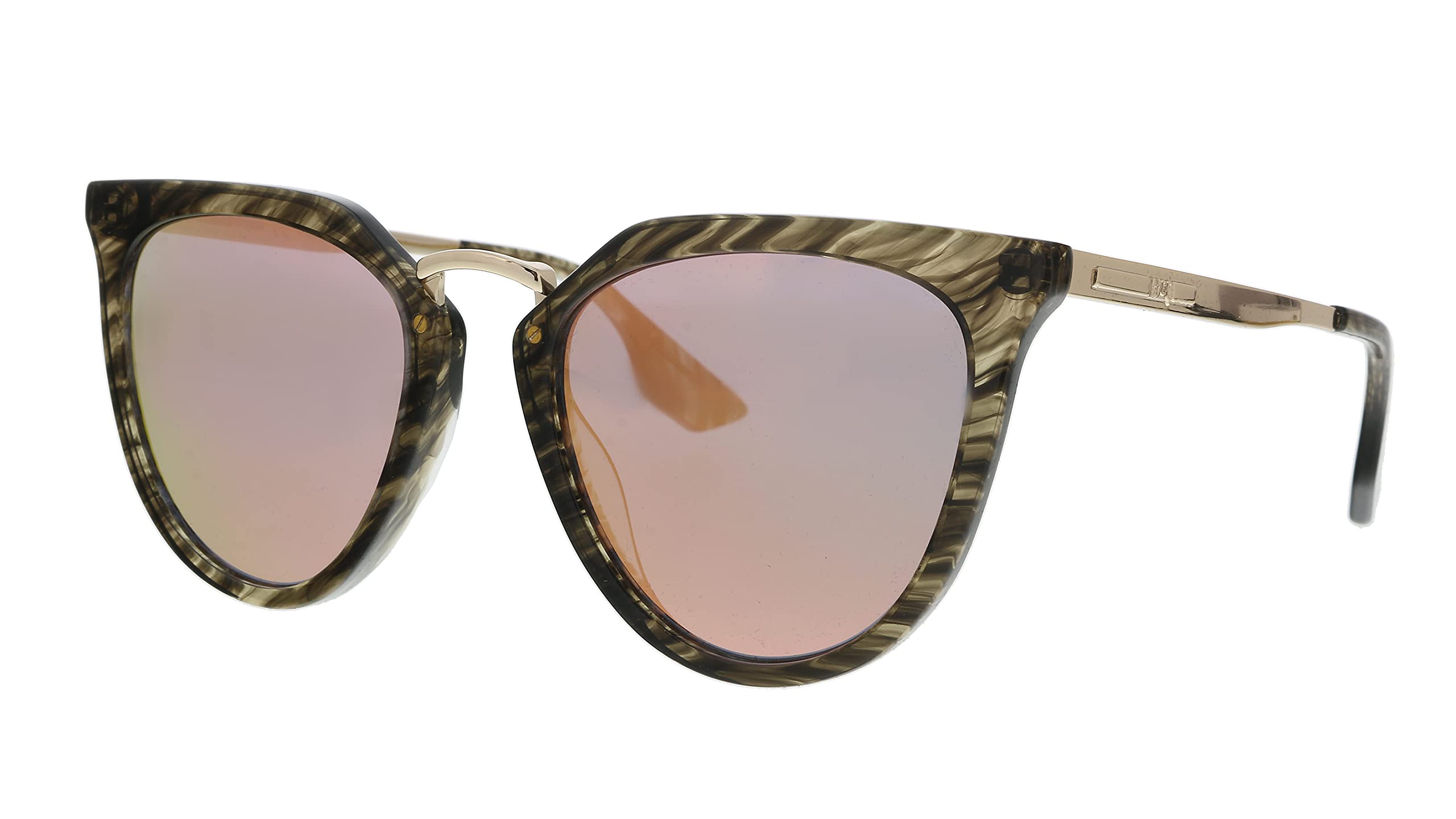 Alexander McQueen McQ MQ0086S-003 Brown Cateye Sunglasses
