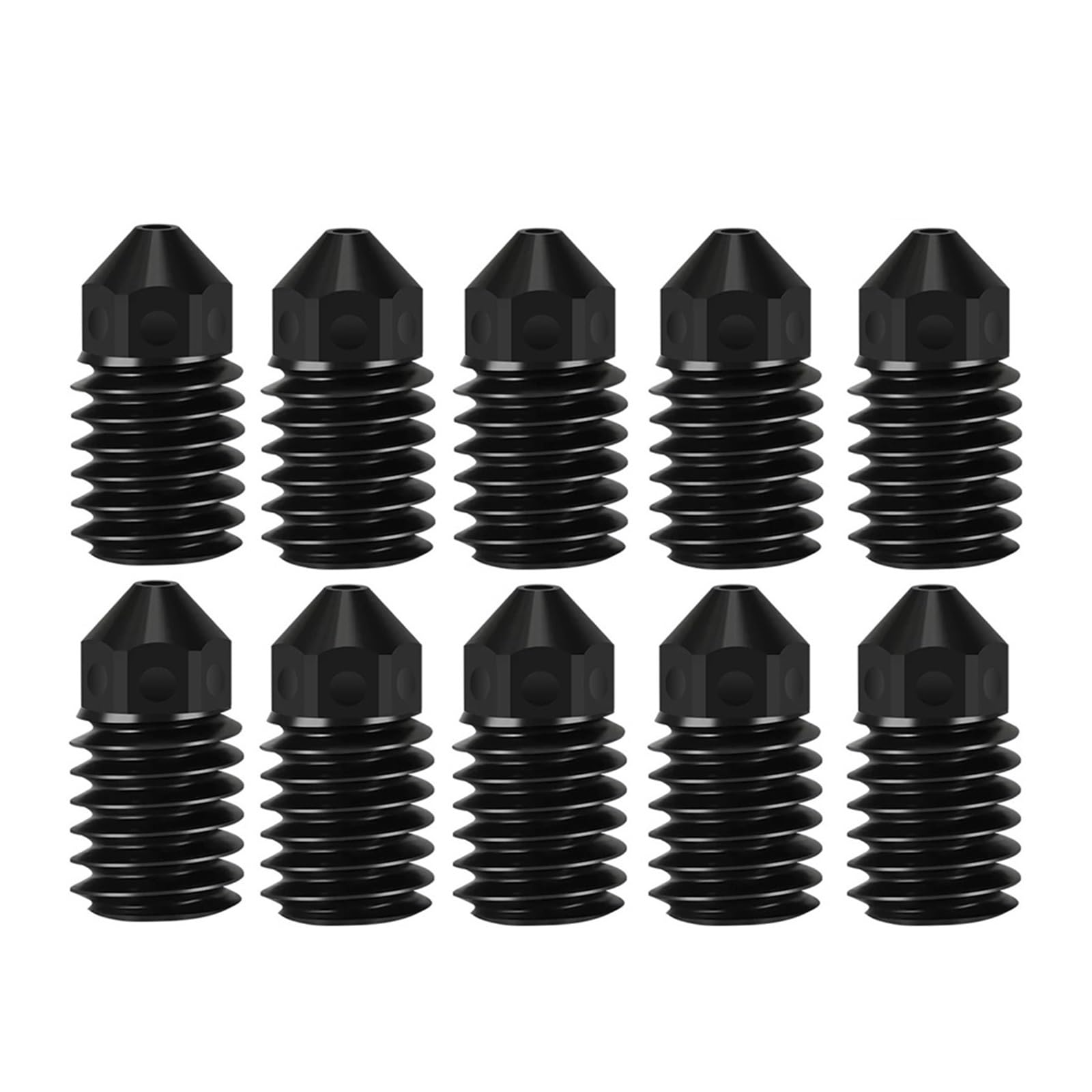 Para Lab A1 Mini Hotend Kit de boquilla de acero endurecido 0,2 .4 .6 .8 mm Boquillas para impresora Bambulab Hot End Accesorios
