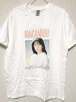 Amazon.co.jp: Akina Nakamori 中森明菜 ラップTシャツ ホワイト