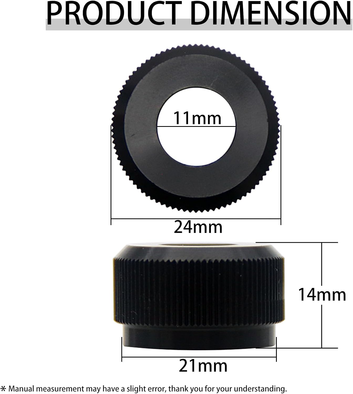 FLMLF Metal Shock Tube Nut 4pcs Kit Black for 1/5 Losi 5ive-t Rovan LT KingMotor RC CAR Parts