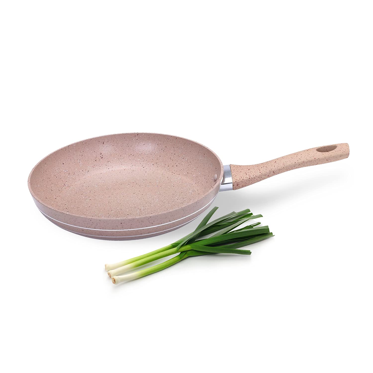 Royalford24Cm Granite Coated Smart Frypan Beige, Rf9463Bge