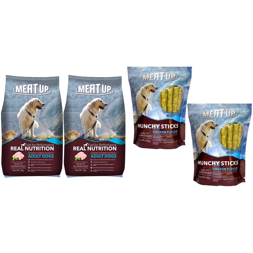 See full amazon price history chart for Meat Up Adult Dog Food, 3 kg (BOGO) and Munchy Sticks, Chicken Flavour, Dog Treats, 400 g (BOGO) Meat Up Adult Dog Food, 3 kg (BOGO) and Munchy Sticks, Chicken Flavour, Dog Treats, 400 g (BOGO) (B08GMWRC6C) Amazon Price History, Amazon Price Tracker