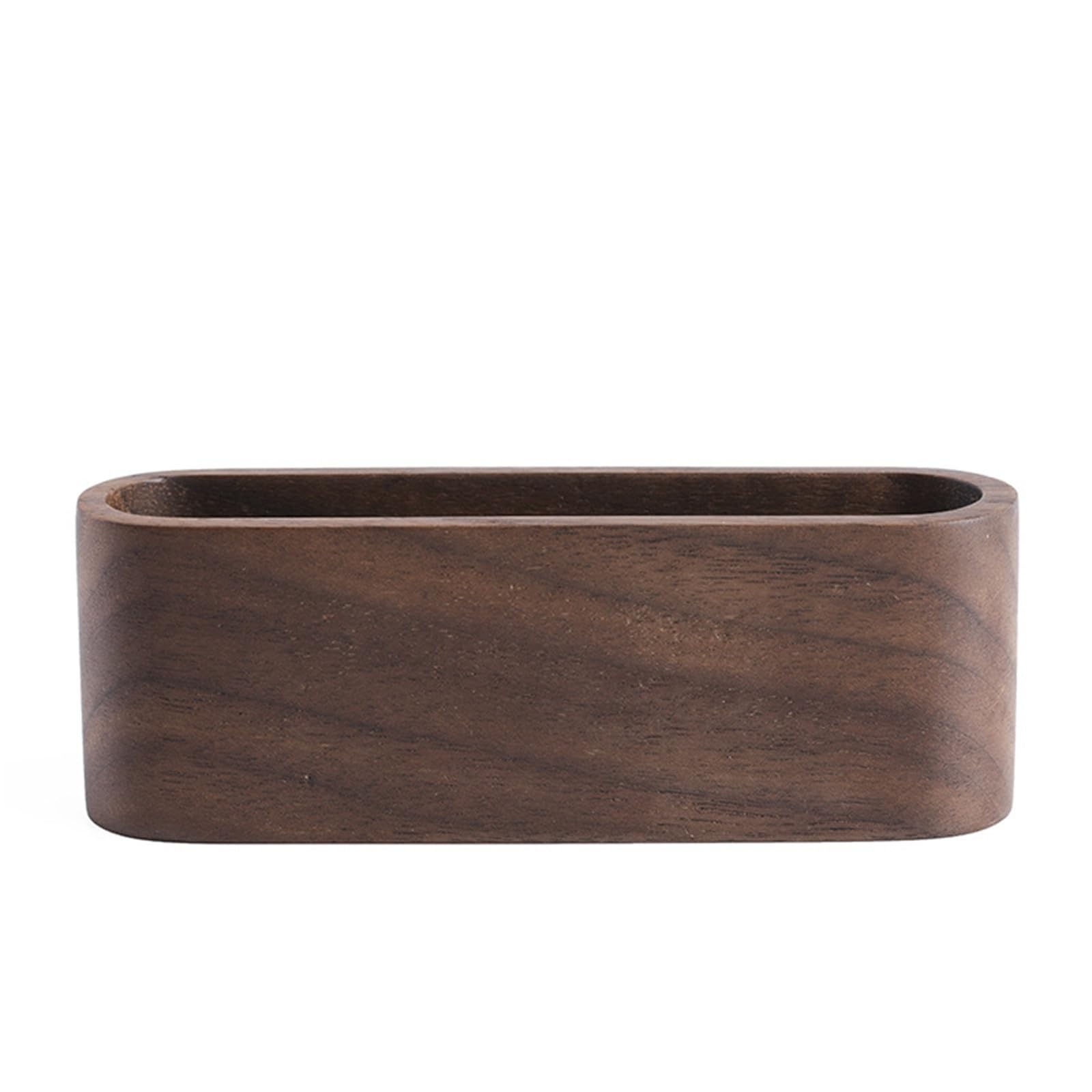 Wcxozerty Brown Business Card Holder Wooden Name Card Holder Business Case Organizer For Office Home