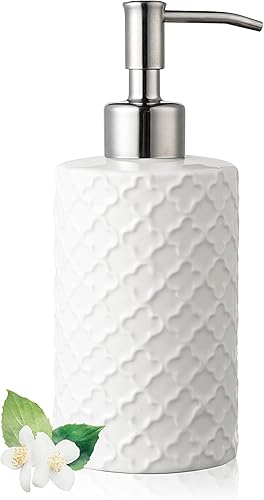 Dispensador de jabón de cerámica con bomba de acero inoxidable, dispensador de jabón líquido y manual a prueba de óxido, dispensador de jabón de disponible en Yaxa El Salvador