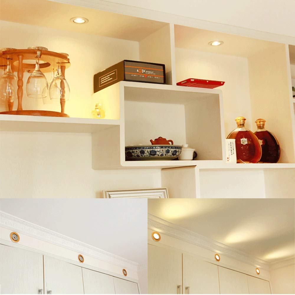 Foco de Techo Empotrado de Aluminio Fundido a presión Negro con Rejilla Ted, Panel LED antideslumbrante, luz de Techo empotrada Creativa nórdica posmoderna, escaparate de Tienda de