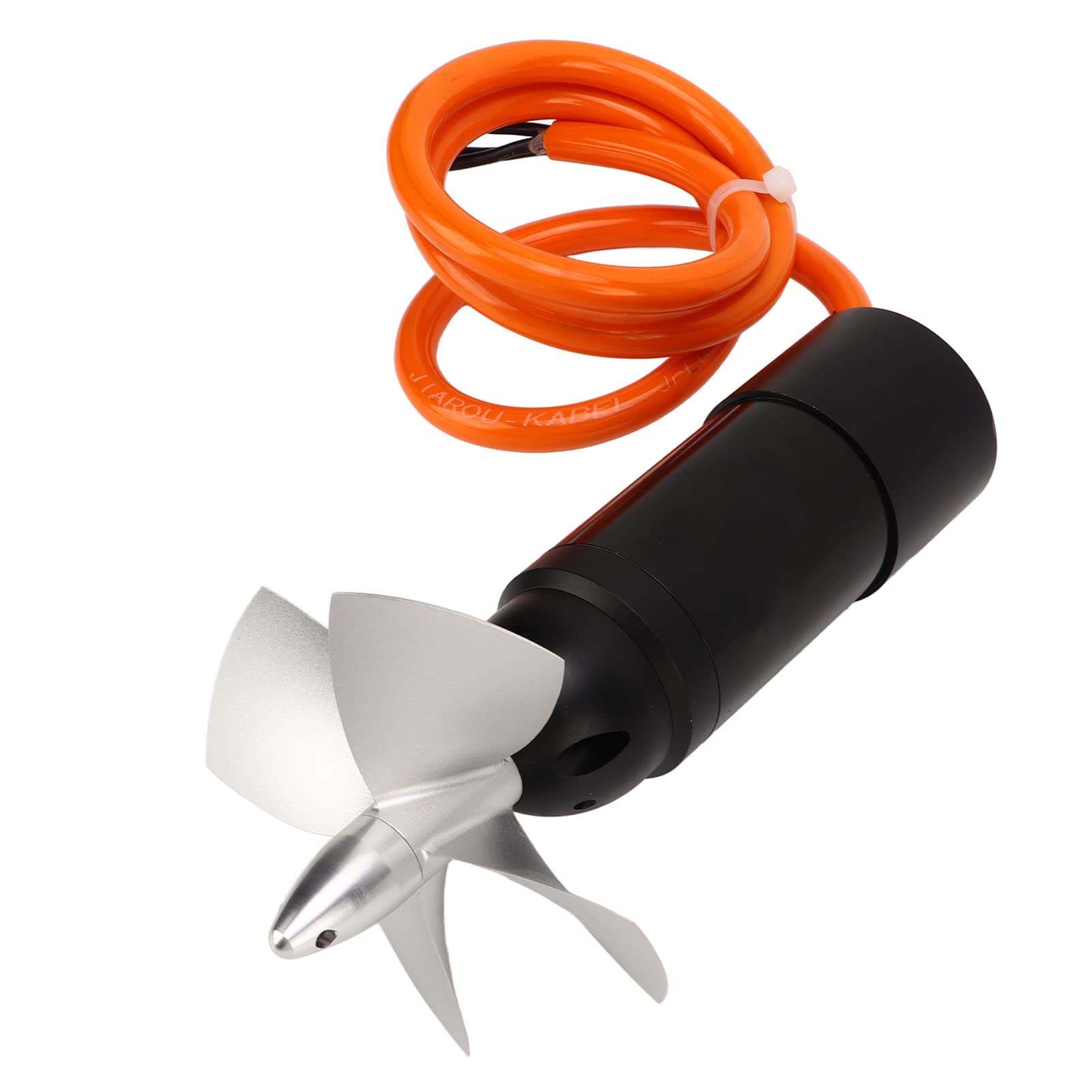 Asixxsix RC Boat Underwater Motor Thruster, 18KG 48V Thrust 4000RPM RC Underwater Thruster Propeller Aluminium CNC Underwater Propeller for ROV RC Boats Bait Boat Submarine Accessories