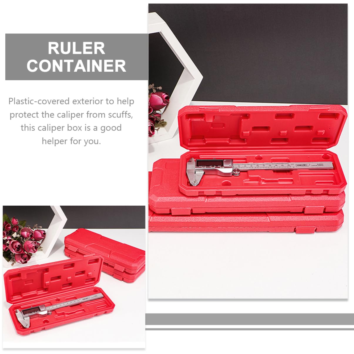 CATIEBYE Plastic Caliper Storage Box For Digital Calipers Compact - View #12