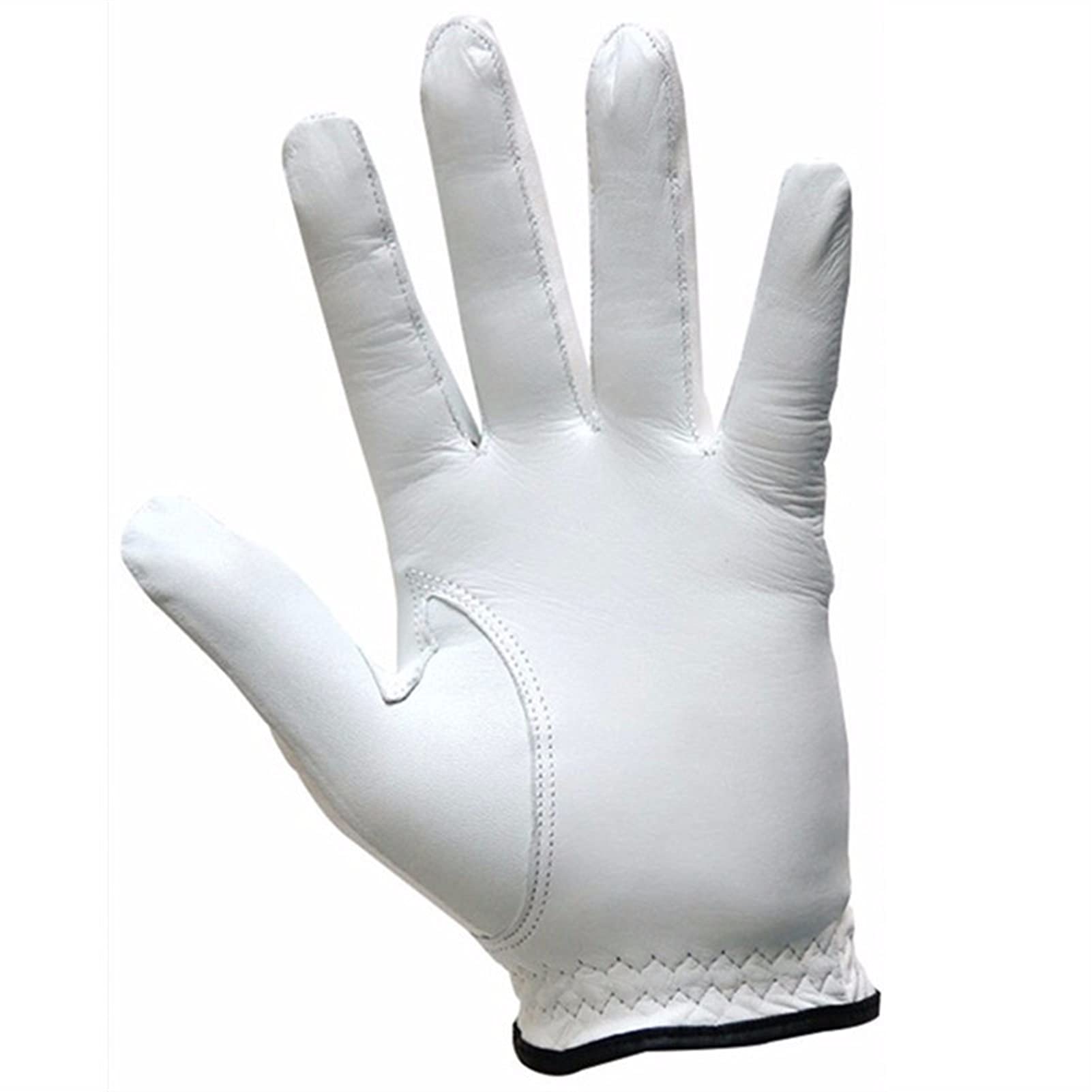 Guante Golf,Guante De Golf Izquierda Derecha Mano Guantes de Golf Hombres Cuero Todo el Tiempo Agarre Duradero Antideslizante Transpirable Suave Guante